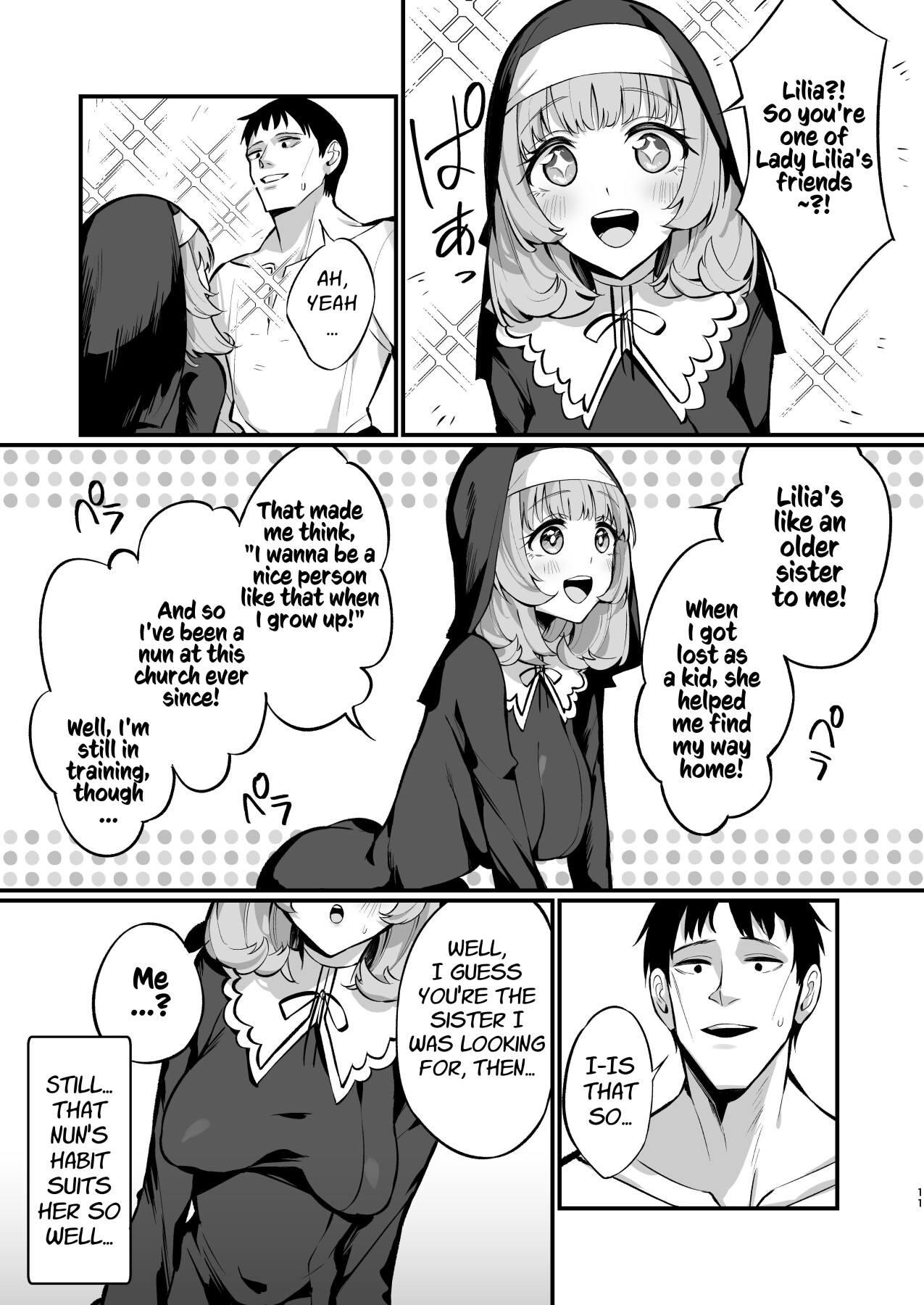 Hentai Manga Comic-A Sister's Absolute Defeat: Until an Innocent Nun Enters Heat and Indulges in Passionate Mating Sex-Read-10